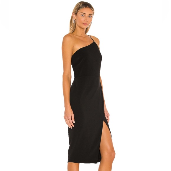 Lovers and Friends Lazo Midi Dress in Black - Picture 2 of 3